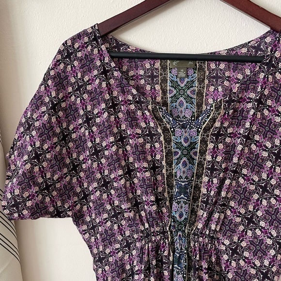 Anthropologie Fei Pensethelia Silk Tunic Top - Picture 2 of 5